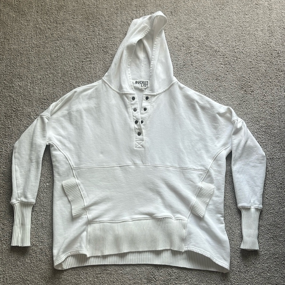 White hoodie